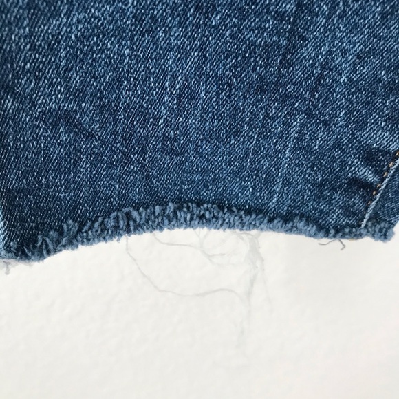 Forever 21 High Waist Raw Hem Floral Embroidered Skinny Jeans - Picture 6 of 8